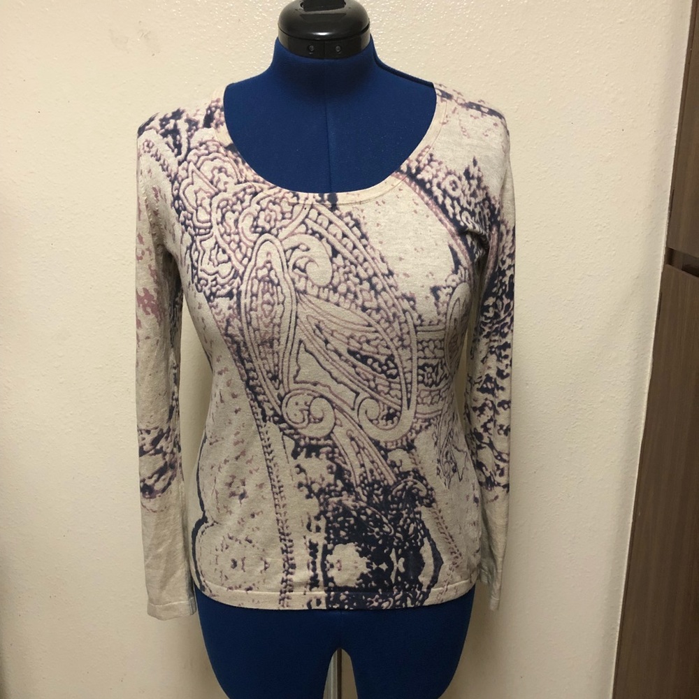 J Jill graphic tee size small, 100%cotton.